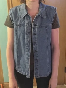 Chaqueta de Jean Stonebridge Best grande para mujer unisex punk indie gótica - Imagen 1 de 3