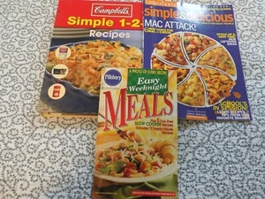 Lot of 3 Cookbooks ~ Campbell's, Pillsbury, Taste of Home - Picture 1 of 1