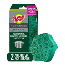 Scrub Dots Advanced Heavy Duty Scrubbers 2 Scrub Sponges