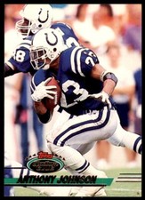 1993 STADIUM CLUB. ANTHONY JOHNSON INDIANAPOLIS COLTS #253