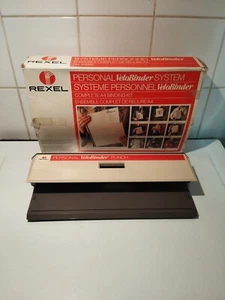 Relieur A4 Rexel Personnal VeloBinder Punch Vintage 44050 - Afbeelding 1 van 5