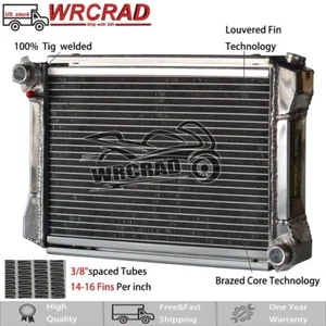 Aluminum Radiator For 1967-1974 MG Midget 1275 1.3L Dual Core 1968 1969 1970 71 - Picture 1 of 8