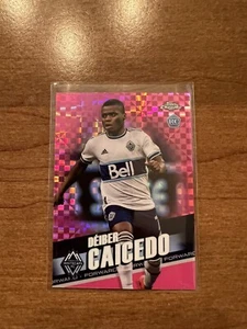 2022 Topps Chrome Deiber Caicedo RC Pink X Fractor Rookie Refractor Vancouver - Bild 1 von 2