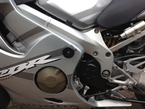 HONDA CBR600F 1999-2008 TELAIO PROTEZIONE URTI POMELLI CURSORI OGGYS PADS - Foto 1 di 10