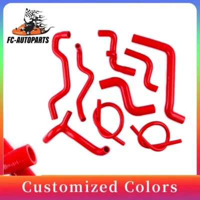 Red Silicone Radiator Hose For Volkswagen Golf 3 GTI 8V 115HP 1992-1998 93 94 95 - Imagem 1 de 4