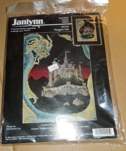 Janlynn Cross Stitch Kit ~ #02-445 ~ Dragon Isle ~ New - Picture 1 of 2