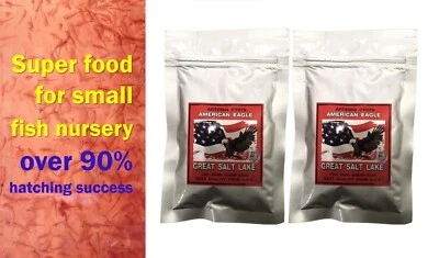 100g Premium Brine Shrimp Egg Artemia Cysts American Eagle USA Killifish Nursery - Image 1 of 4