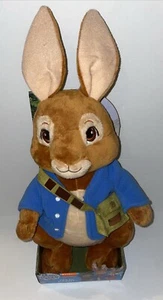 Nickelodeon Peter Bobtail Rabbit Plush Beatrix Potter 2014 Stuffed Animal NIB 18 - Picture 1 of 8