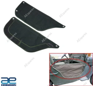 For Willys Jeeps CJ-3B Canvas 2 Piece Half Doors With Kin-Dot's Green @Vi - Bild 1 von 9