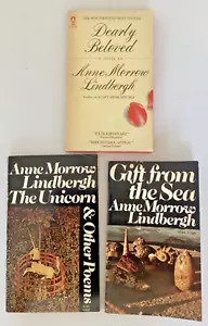 Anne Morrow Lindbergh LOT Gift From the Sea Unicorn Dearly Vintage Paperback🍒 - Imagen 1 de 12