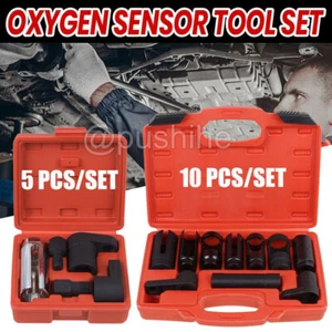 5/10 Pcs Oxygen Sensor Socket Set Sensor Oil Pressure Sending Unit Removal Kit - Foto 1 di 12