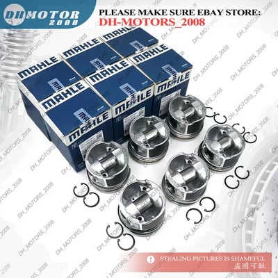 Juego de 6 anillos de pistón MAHLE Φ83,01+0,5 mm para Audi A4 A6 Q7 3,0T diésel VW Touareg Foto 1 de 4