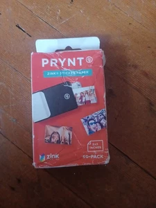 PRYNT 50 Pack Naklejka cynkowa Papier fotograficzny Bezatramentowa naklejka fotograficzna 2"x3" Zapieczętowana Nowa - Zdjęcie 1 z 1