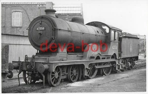 Railway Photo LNER D16 62558 Stratford Works 1957 GER Holden 4-4-0 Loco - Picture 1 of 1