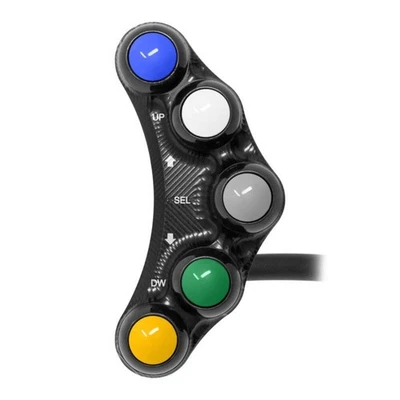 ЛЕВЫЙ СПОРТИВНЫЙ ПЕРЕКЛЮЧАТЕЛЬ ПРИБОРНОЙ ПАНЕЛИ JETPRIME I2M JETPRIME DUCATI PANIGALE 959 2016-19 - Изображение 1 из 4