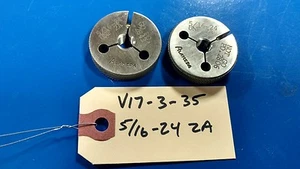 Almeda 5/16-24 UNF-2A THREAD RING GAGE INSPECTION TOOLING LATHE V17-3-35 - Picture 1 of 2