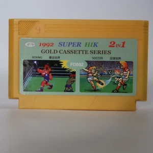 Boxing, Soccer SUPER HIK Famiclone 90`s cartridge Dendy Famicom Nes Pegasus Rare - Picture 1 of 4