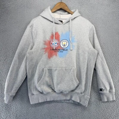 FC Bayern Munchen Manchester City Sweatshirt men's Medium Hoodie Lambeau Field - Image 1 of 4
