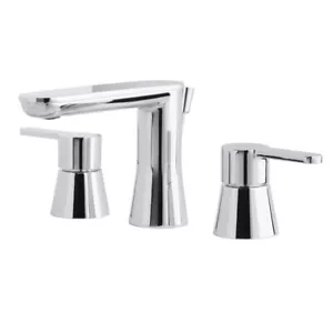 Miseno MNO361CP breite Badarmatur mit Messing Pop-Up Ablauf - Bild 1 von 12