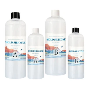 Silicone Mold Making Kit Liquid Rubber Clear Mold Maker For Resin Resin Mold - Picture 1 of 8