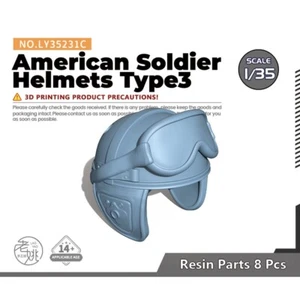 SSMODEL 231C 1/35 Model Upgrade Parts American Soldier Helmets Type3 - Picture 1 of 3