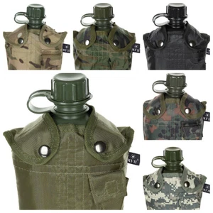 MFH US Plastikfeldflasche 1L BPA-frei Trinkflasche Army Militär Outdoor camping - Bild 1 von 13