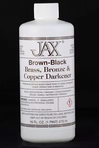 Jax Brown-Black Darkener Patina for Brass, Bronze, Copper - 16 oz. - Picture 1 of 2
