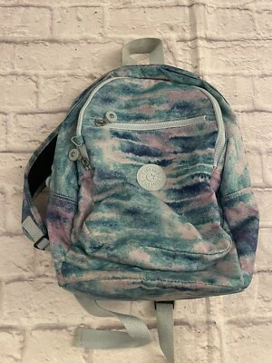 KIPLING SEOUL BACKPACK LAPTOP SECTION BLUE TIE DYE - Image 1 of 4