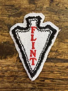 Vtg Flint Energy 2.5” Embroidered Sew On Patch Badge Calgary Alberta Michigan MI - Bild 1 von 4
