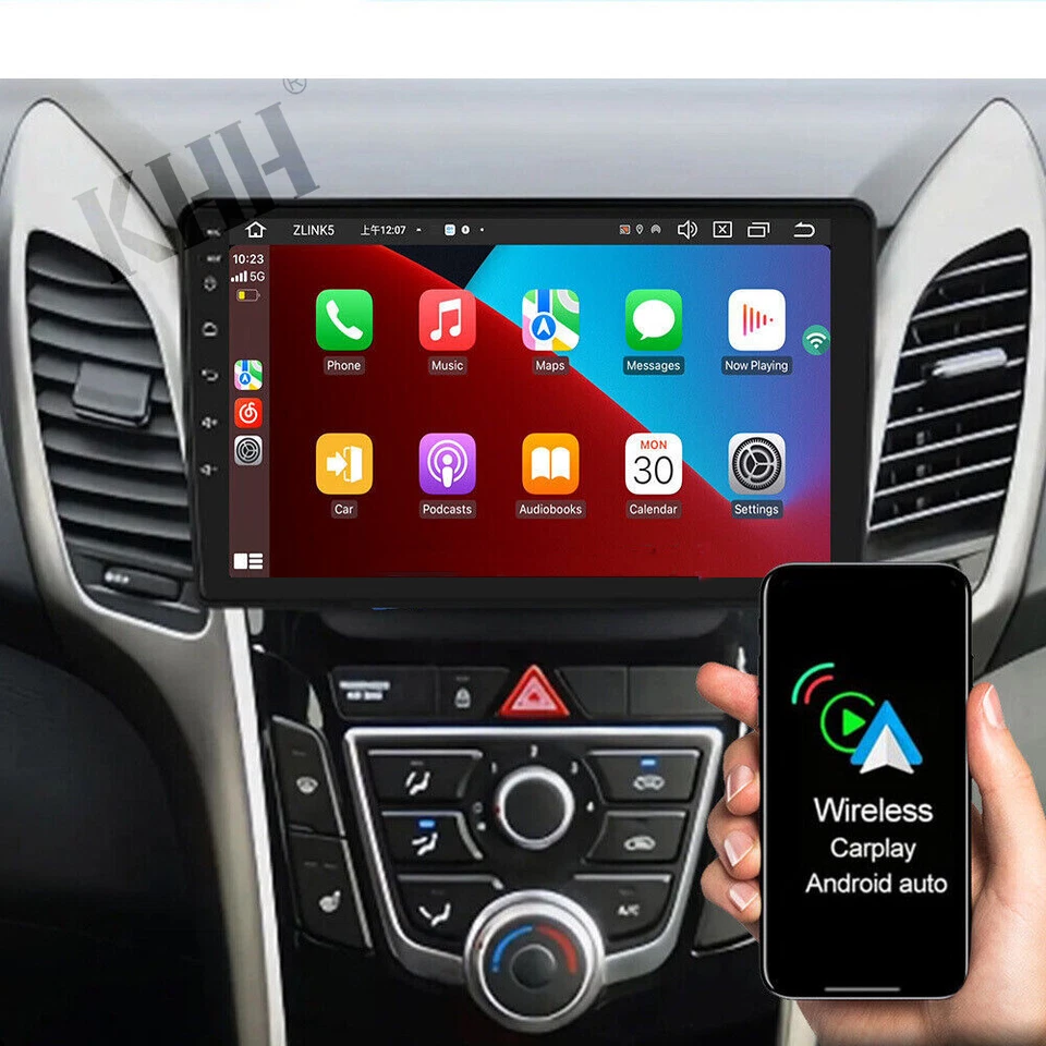 Android 13 Für Hyundai i30 2012-2016 Autoradio Carplay GPS Navi RDS WIFI KAM 64G - Bild 1 von 4