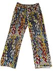 Simon Miller Straight Jeans Multicolor Colorful Printed Pebble Pants Size 27