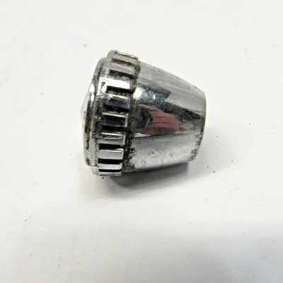 1949-1950-1951 FRAZER TABLERO SOPLADOR PERILLA DE CONTROL CROMO COMPONENTE USADO VINTAGE Foto 1 de 4