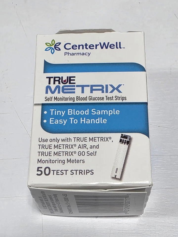 Tiras reactivas de glucosa en sangre True Metrix - 50 unidades. 4 cajas Foto 1 de 2