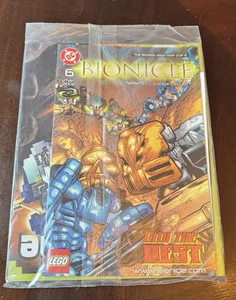 Bionicle Comic #6 DC SEALED Into The Nest sealed Lego Magazine May-June 2002 - Picture 1 of 4