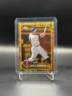 2024 Topps Colección Dorada Harmon Killebrew 58/75 Refractor Onda Dorada Salón #68 Foto 1 de 2