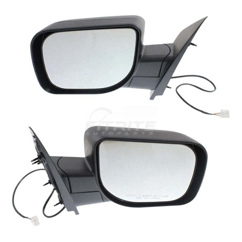 Nuevo espejo retrovisor eléctrico izquierdo y derecho manual plegable texturizado Nissan Titan para 2004-2015 Foto 1 de 4