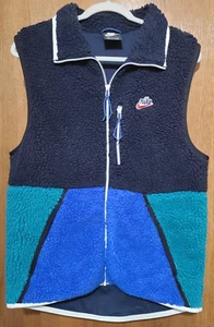 Chaleco polar Nike Sportswear Heritage Sherpa real/azul marino/verde azulado para hombre talla S - Imagen 1 de 8