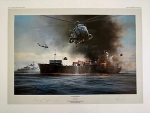 Sea King Rescue Robert Taylor signierter limitierter Auflage Druck - Bild 1 von 5