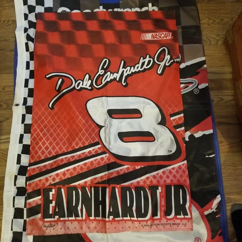 Dale Earnhardt Jr NASCAR #8 Winners Circle 28.5 x 41 Flag Banner Door Decor Race Cover