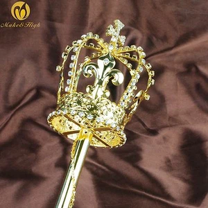 Cross Style Unix 20" Scepter Wand Beauty Pageant Party Costume Staff Accessories - Picture 1 of 9