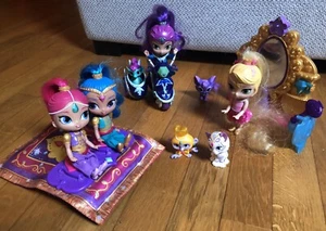 Shimmer and Shine tappeto volante + Zeta con scooter + Leah con specchio - Foto 1 di 2