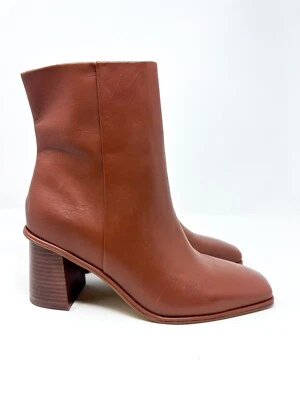 Великолепные женские Vale квадратный носок высокий каблук ботинок 9,5 США $170 - Изображение 1 из 4