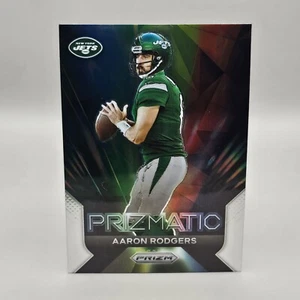 2023 Panini Prizm Aaron Rodgers Prizmatic #8 New York Jets - Picture 1 of 3