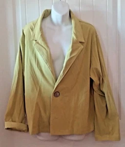 Chaqueta Blazer Chicos Edición Privada Chartreuse Talla 3 XL MOP Botones Forrados NUEVO SIN ETIQUETAS - Imagen 1 de 7