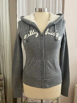 Sudadera con Capucha Gilly Hicks Vintage Cremallera Forrada Sherpa XS Foto 1 de 4
