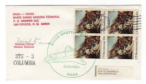 Space Shuttle STS-3 Support NASA Las Cruces White Sands Missile Range pmk Cover - Picture 1 of 1
