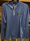 Mississippi State Bulldogs Men?S Xl Adidas Climalite Blue Pullover Jacket Coat