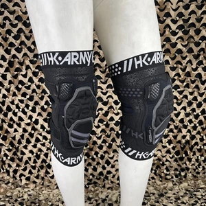 NEW HK Army Crash CTX Paintball Knee Pads - Black/Grey - XX-Large - Picture 1 of 4