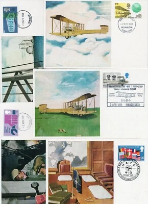 1969 Anniversaries set of 5 Maxi Cards with Appropriate special cancels - Image 1 of 3