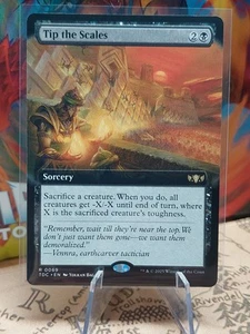MTG - Tip the Scales (Extended Art) #69 - Commander: Tarkir: Dragonstorm - Picture 1 of 1